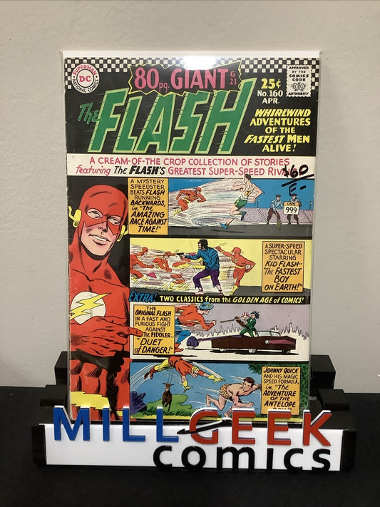 Flash #160 (DC Comics April 1966) F- (5.5) 80 Page Giant