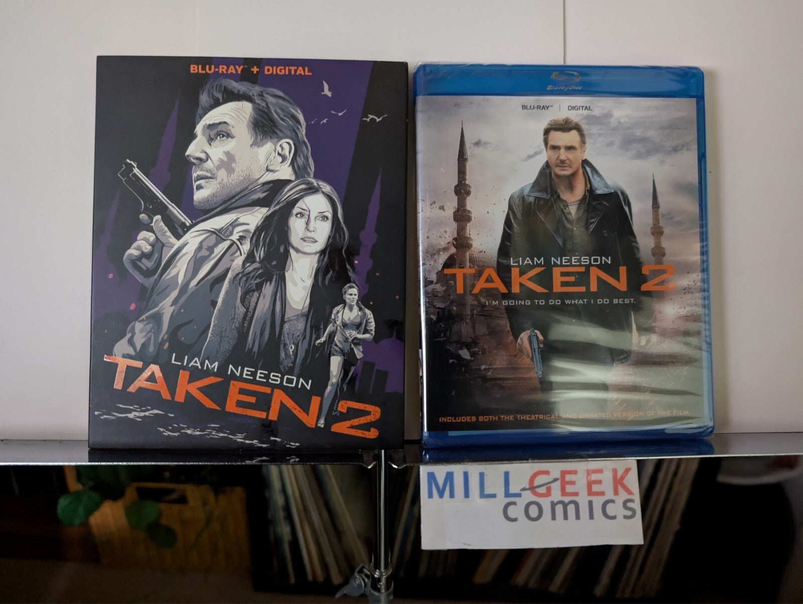 Taken Trilogy 1 2 3 (Blu-ray Lot, 2008, 2012, 2015) Like New -JD