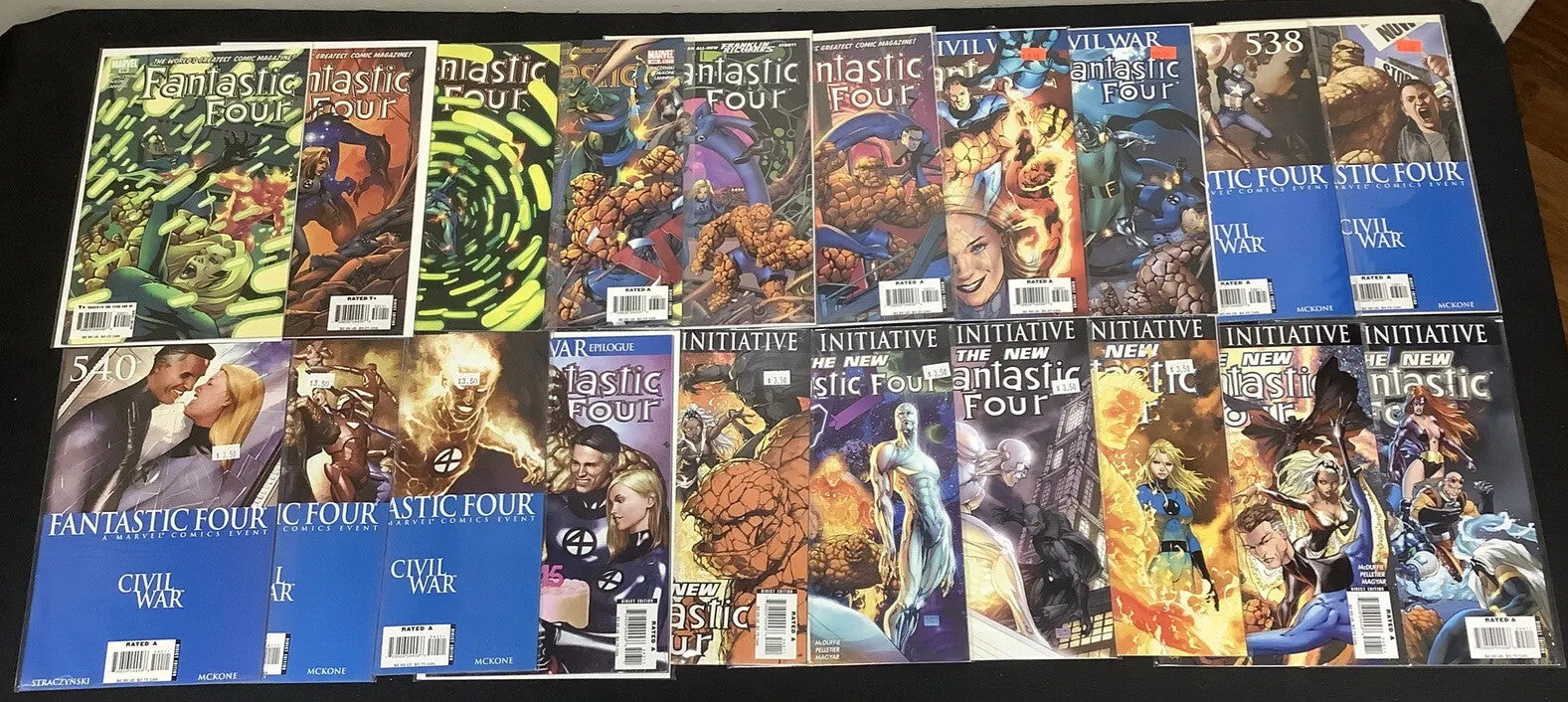 Fantastic Four Lot, Vol.3 #1-70 (missing 11), Vol.1 #500-563 (missing 550, 558)