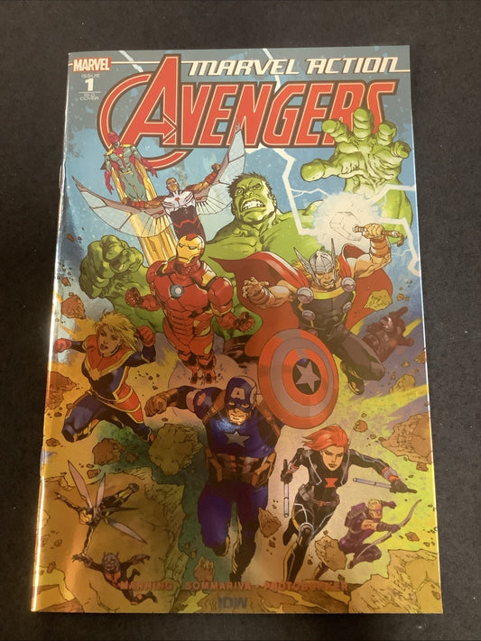Marvel Action Avengers #1 (IDW December 2018) 1:50 Retailer Incentive Foil CVR