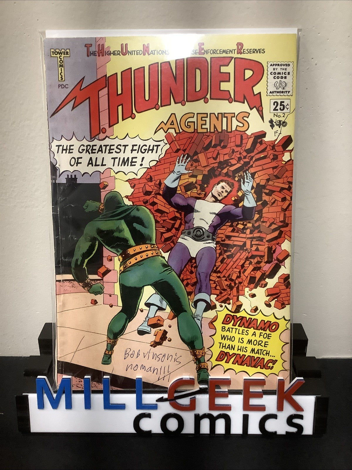 T.H.U.N.D.E.R. Agents #2 (Tower January 1966) Fine- (5.5) Wally Wood