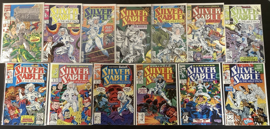 Silver Sable and the Wild Pack #1-13 Comic Lot, 1st Solo Title, High Grade!