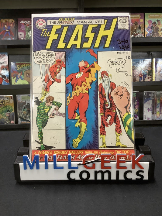 The Flash #157 (DC Comics December 1965) VG/F (5.0) Vs. The Top