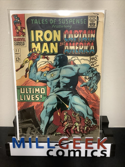 Tales of Suspense #77 (1966) VG- (3.5) Peggy Carter, Cover Detached Lower Staple