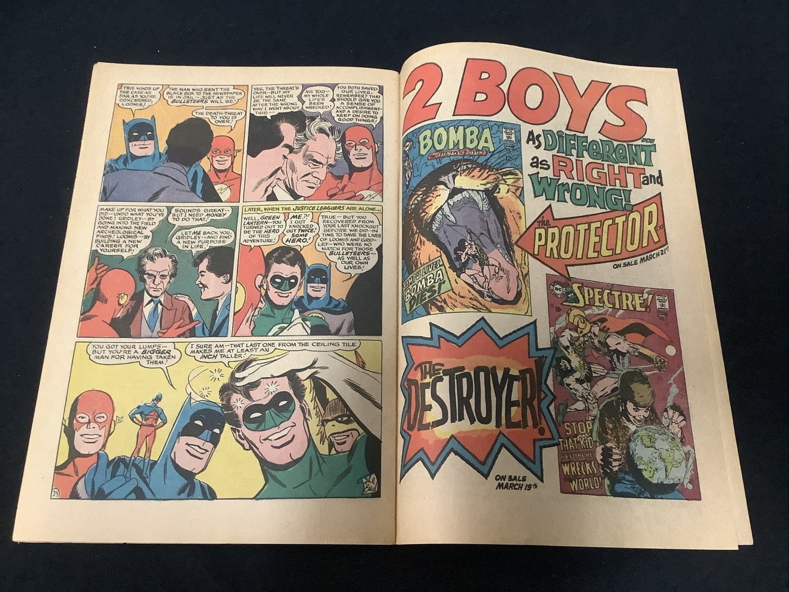 Justice League of America #62 (DC Comics May 1968) F+ (6.5) Light Tan Pages