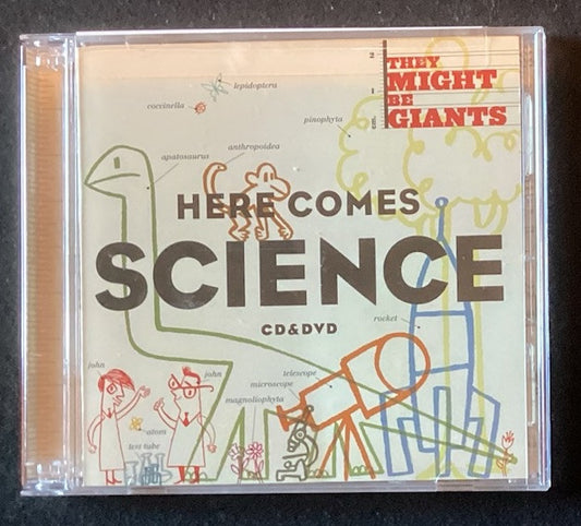 Here Comes Science by They Might Be Giants (CD + DVD, 2009, New) -JD