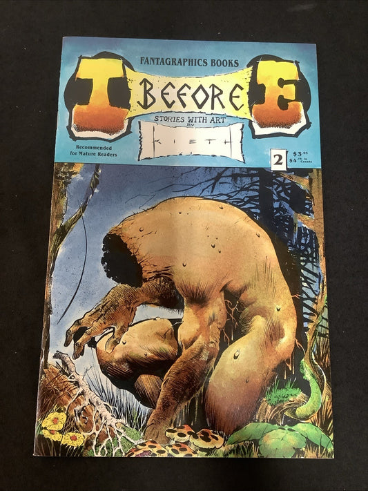 I before E #2 (Fantagraphics Books March 1992) VF/NM (9.0) First Printing
