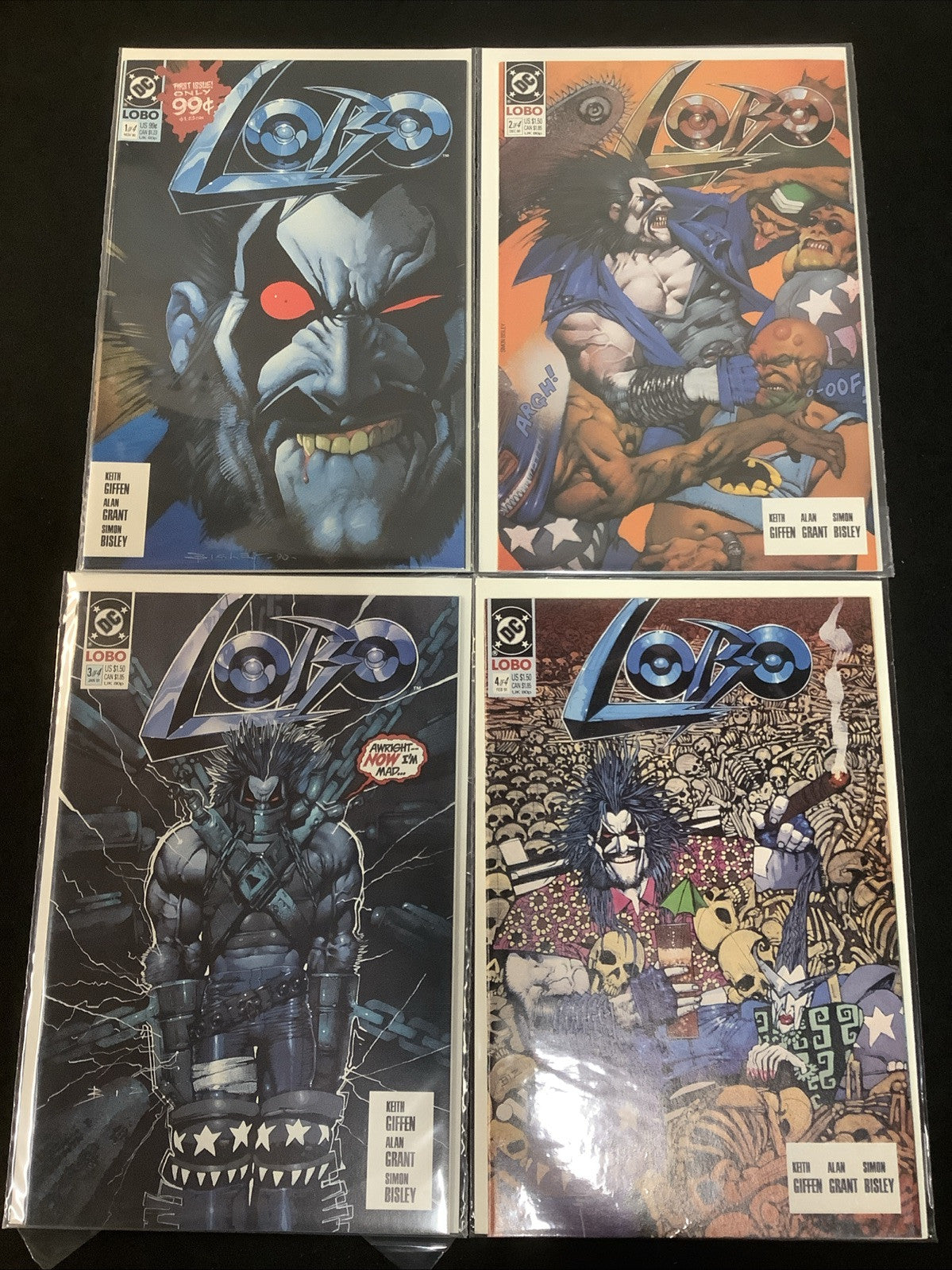Lobo Comic Bundle (Lobo #1-4, Lobo’s Back #1-4, Christmas Special #1) Giffen
