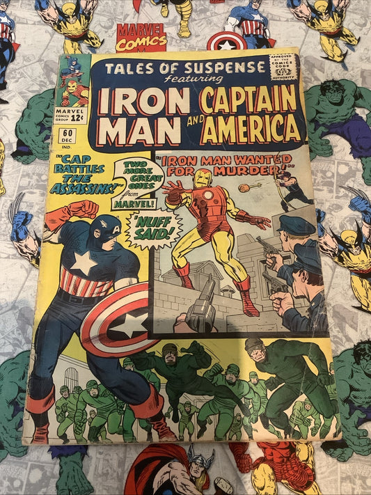 Tales of Suspense #60 (1964) G+ (2.5) Inner Wrap Detached Lower Staple
