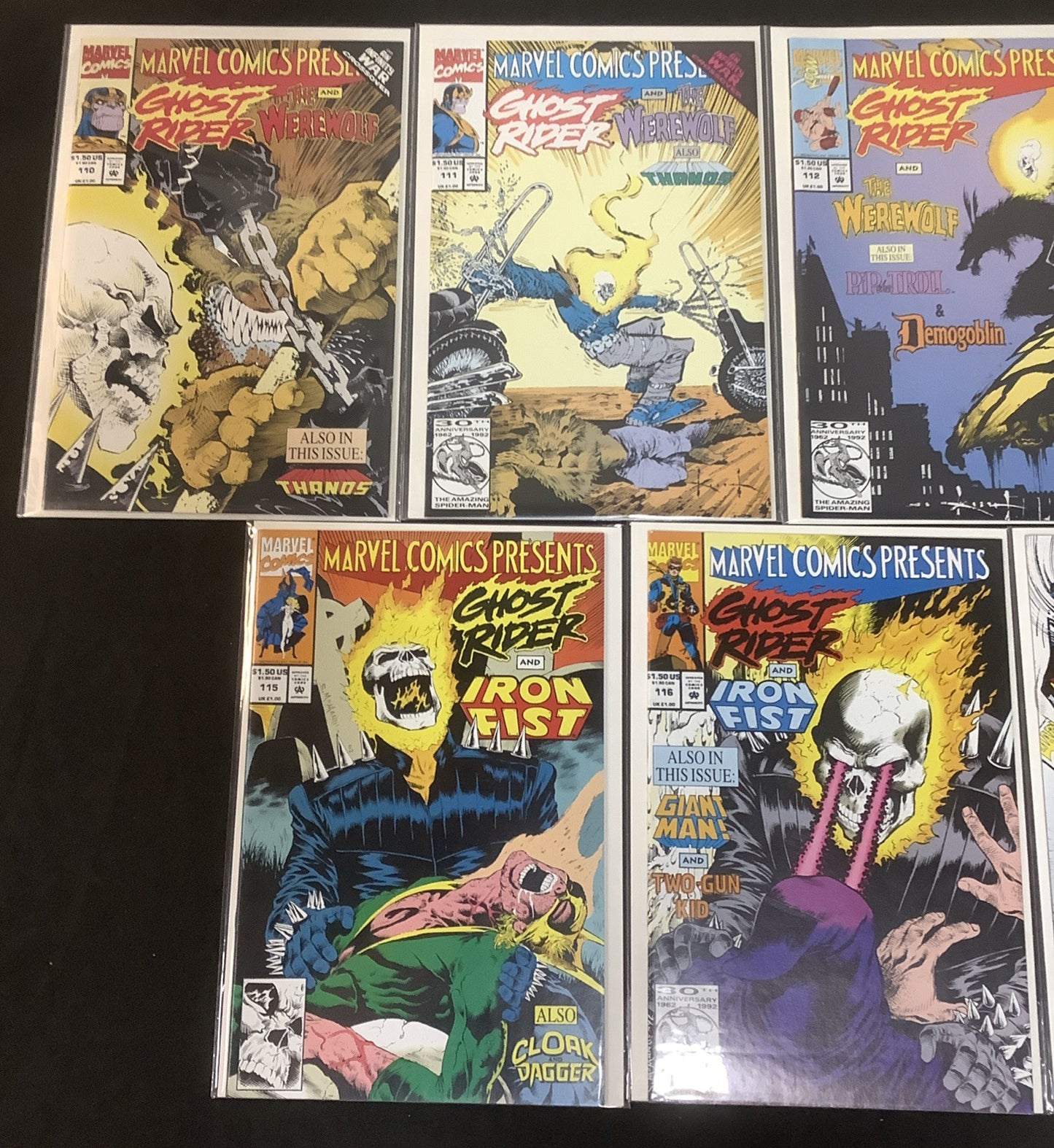 Marvel Comics Presents #110-118 Comic Lot, 1st Venom Vs Wolverine, High Grade!