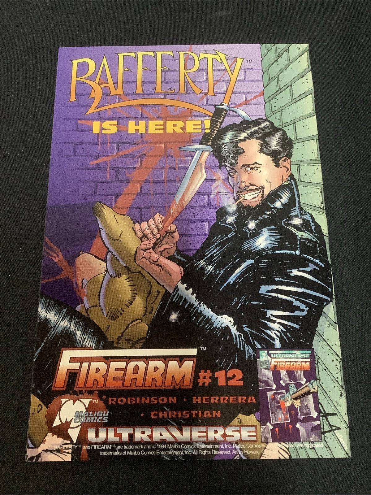 ULTRAFORCE #1 (Malibu Comics 1994) NM- (9.2) Limited Edition Holo Gold Variant
