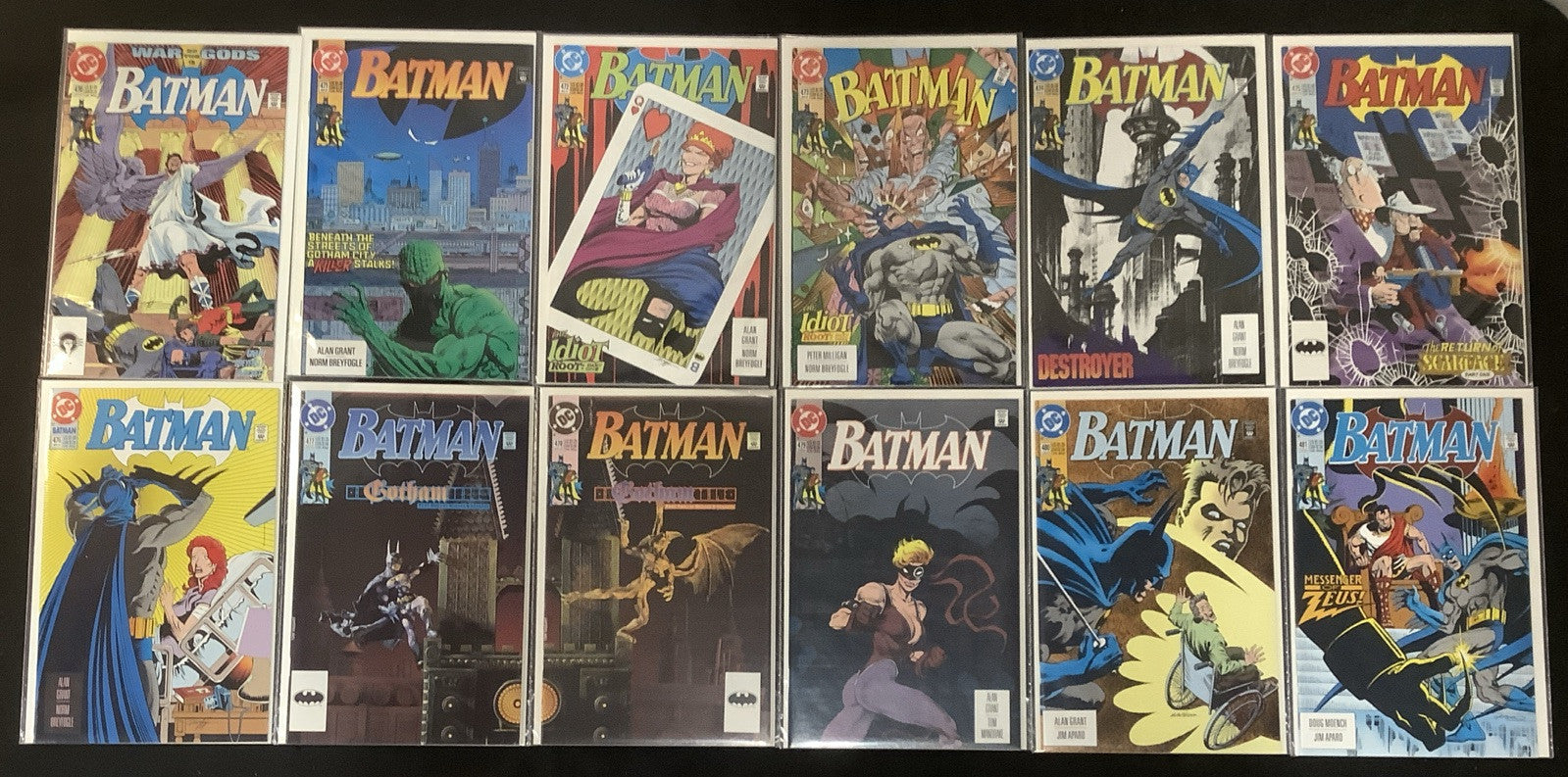 Batman #458-481 Comic Lot, Alan Grant/Norm Breyfogle, Renee Montoya, HIGH GRADE