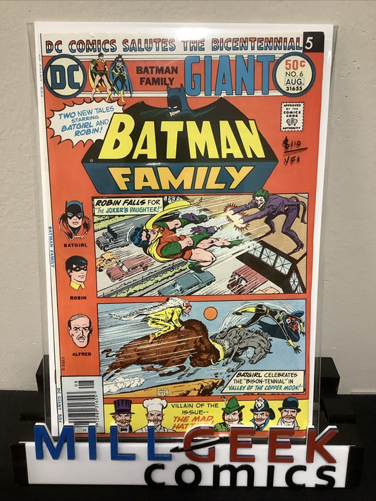 Batman Family #6 (DC Comics July-August 1976) VF+ (8.5) DC Comics Bicentennial
