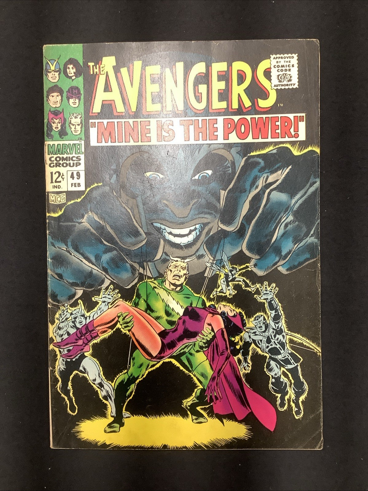 Avengers #49 (Marvel Comics February 1968) F- (5.5) Stan Lee/Roy Thomas