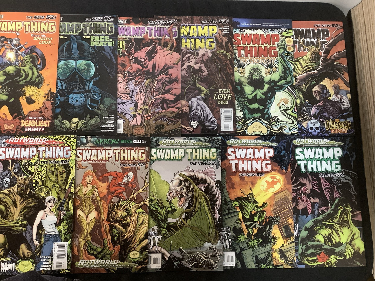 Swamp Thing #0-16 Comic Lot, DC Comics, New 52, 1st App William Arcane