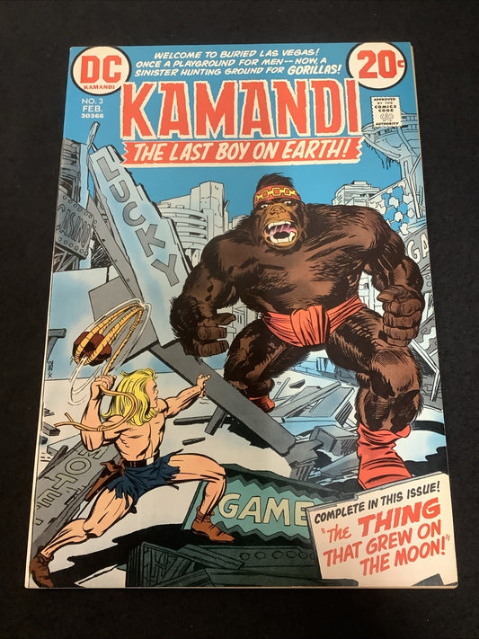 Kamandi, the Last Boy on Earth #3 (DC Comics February 1973) F/VF (7.0) Kirby