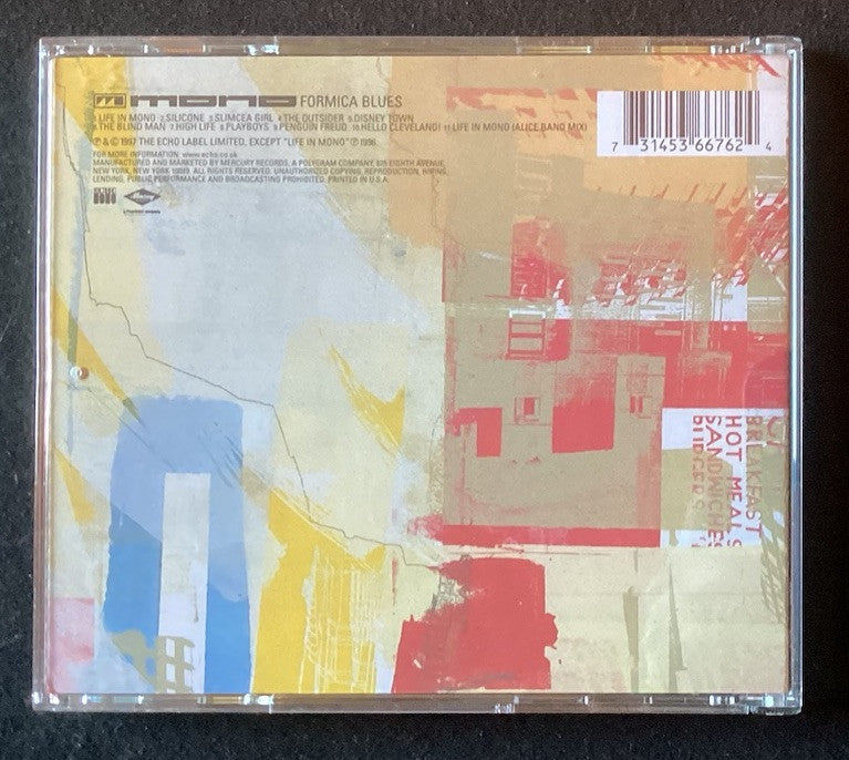 MONO: Formica Blues (CD, Like New) -JD