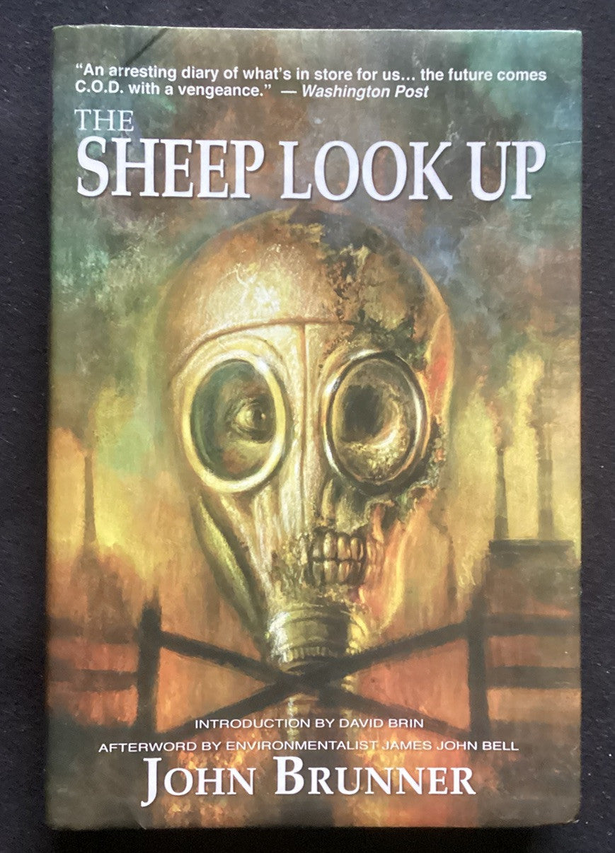 THE SHEEP LOOK UP John Brunner Signed by Artist Ben Bella Books 1ST Ed. -JD
