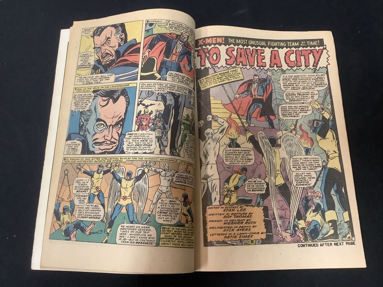 X-Men Annual #2 (Marvel Comics November 1971) F+ (6.5) Roy Thomas/Jay Gavin