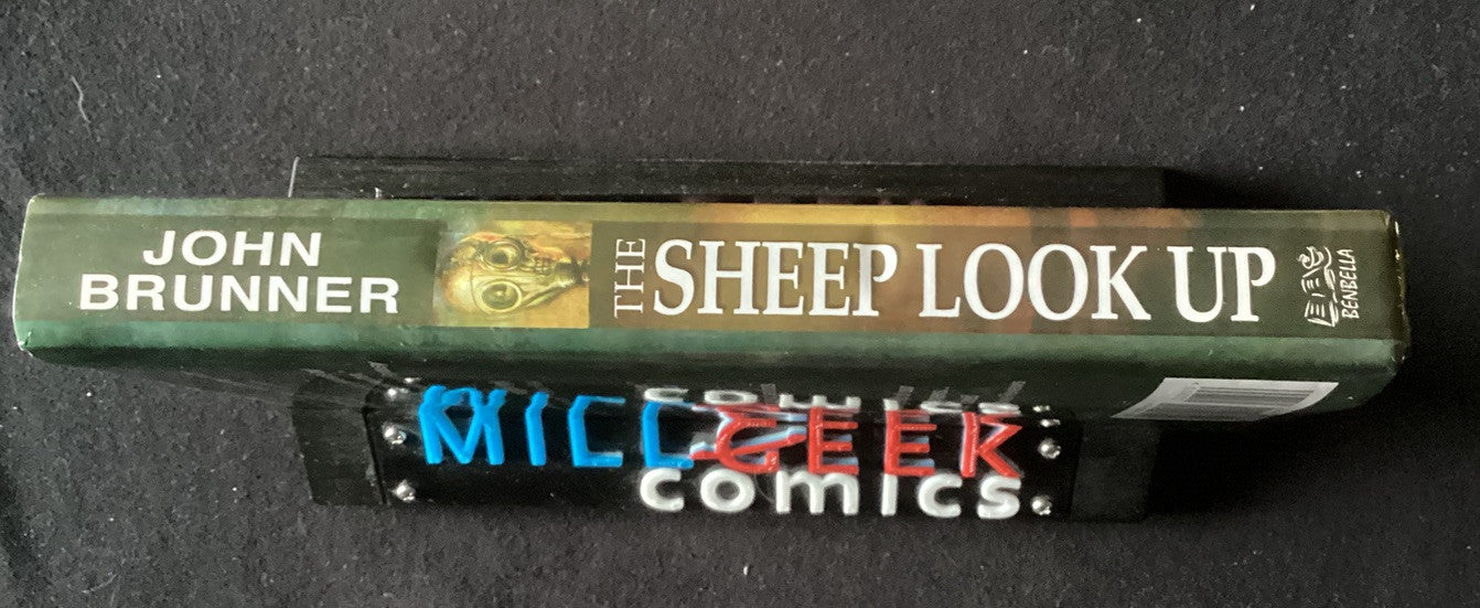 THE SHEEP LOOK UP John Brunner Signed by Artist Ben Bella Books 1ST Ed. -JD