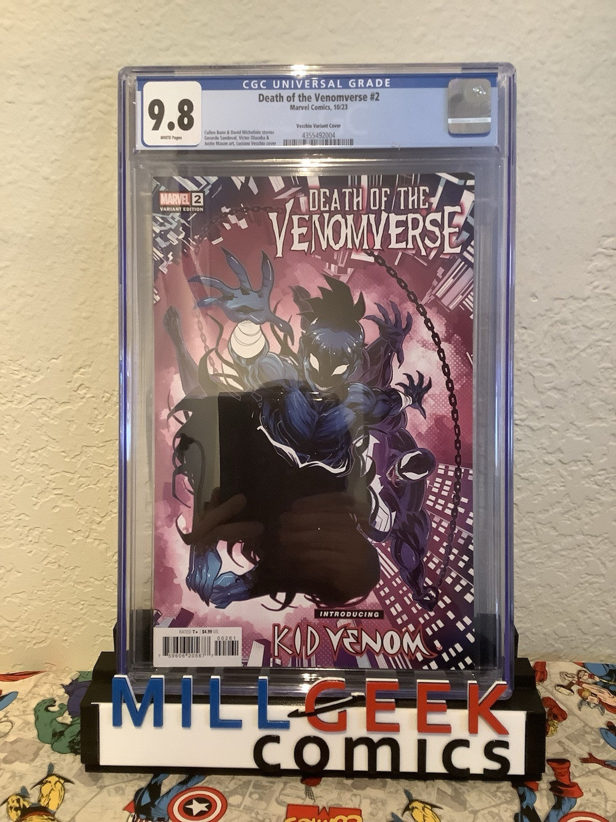 Death of the Venomverse #2 (Marvel 2023) CGC Graded 9.8 (NM/M) 1st Kid Venom