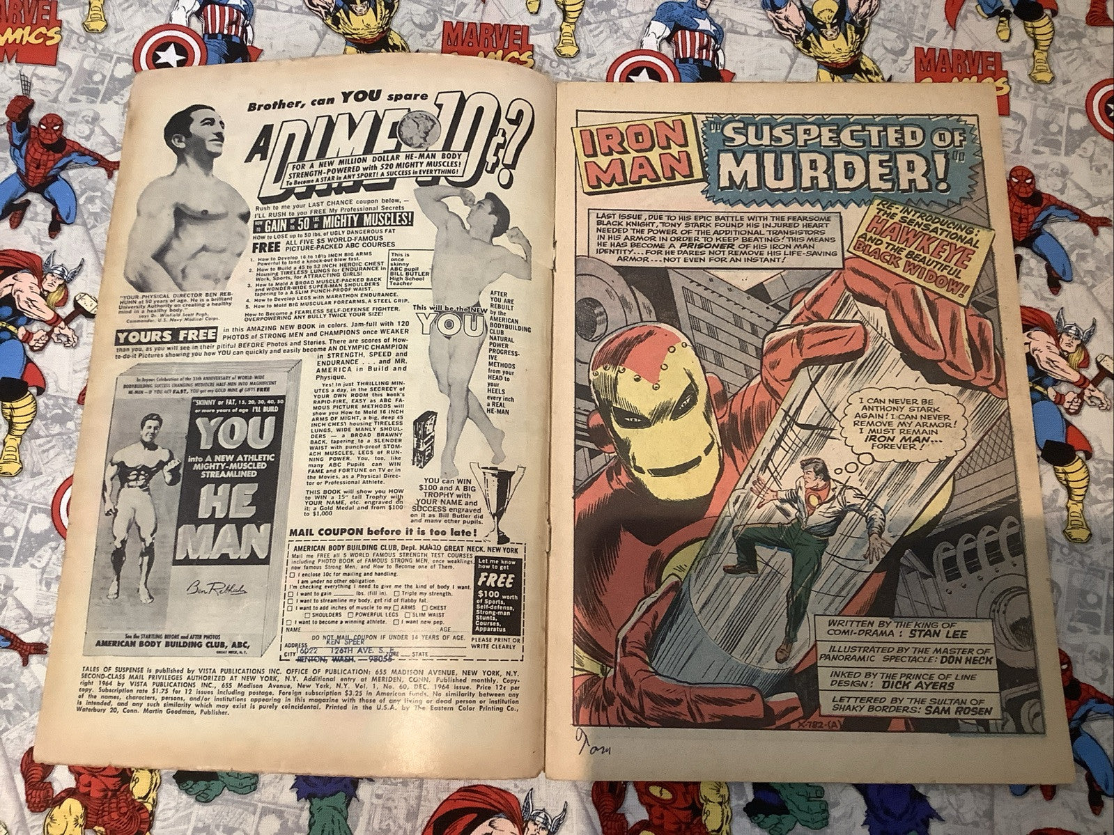 Tales of Suspense #60 (1964) G+ (2.5) Inner Wrap Detached Lower Staple