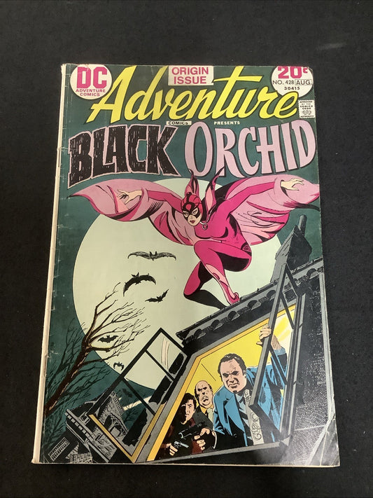 Adventure Comics #428 (DC Comics July-August 1973) VG (4.0) Black Orchid