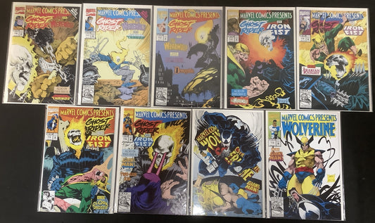 Marvel Comics Presents #110-118 Comic Lot, 1st Venom Vs Wolverine, High Grade!