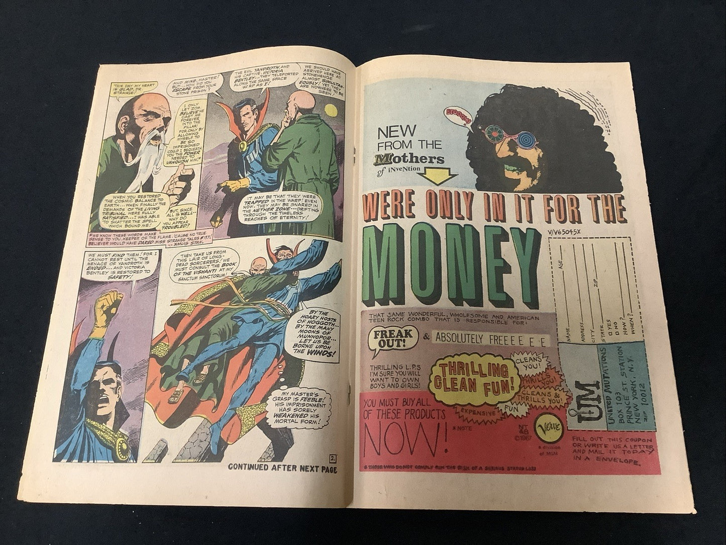 Strange Tales #167 (Marvel Comics April 1968) F- (5.5) Jim Steranko