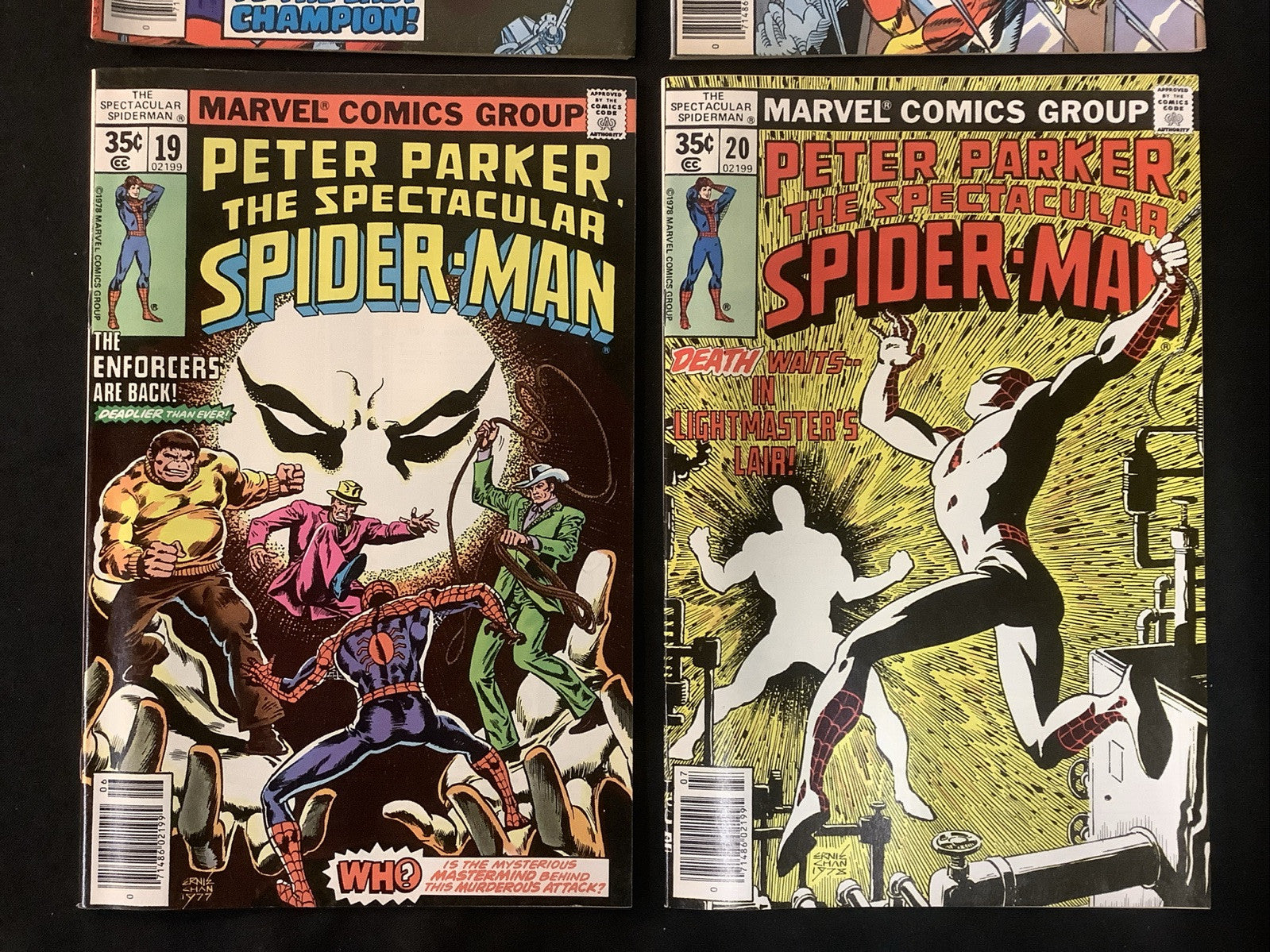 Spectacular Spider-Man #17-20 Comic Lot, Marvel, 1st Bobby Drake As Rampage