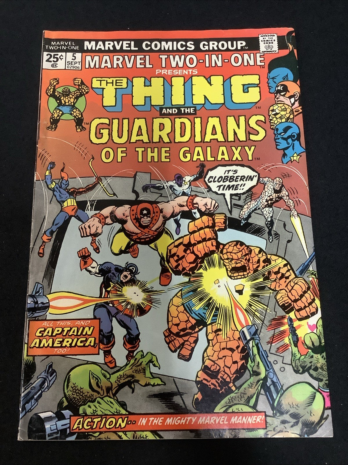 Marvel Two-in-One #5 (Marvel September 1974) VF (8.0) Guardians Of The Galaxy