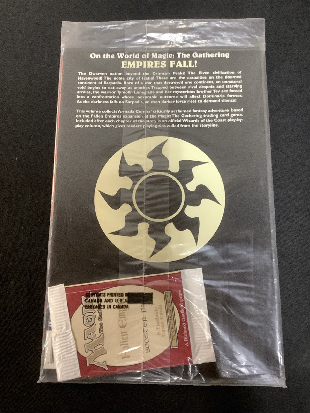 Magic The Gathering: Fallen Empires (1995) NM- (9.2) Sealed With Booster Pack