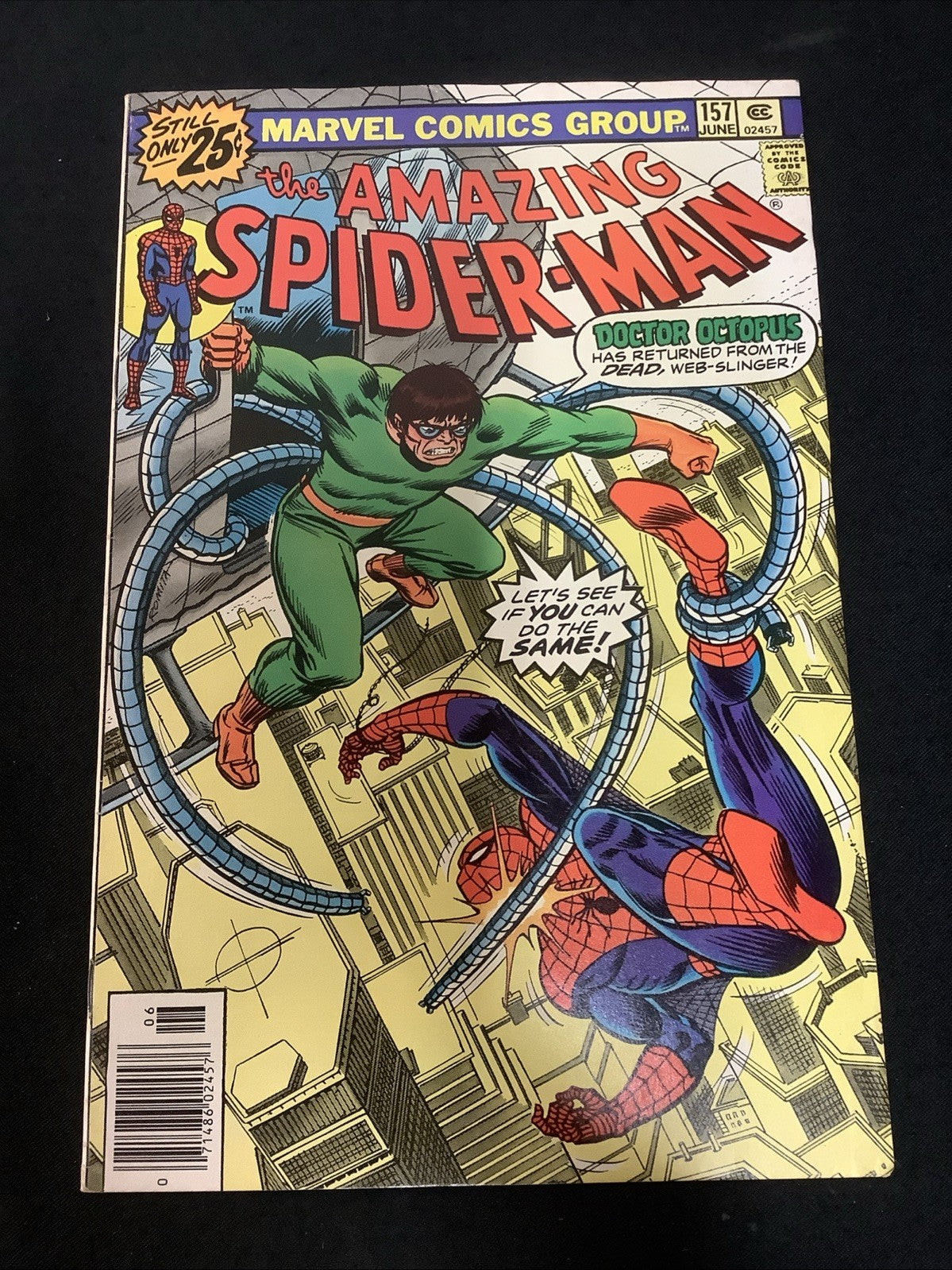 Amazing Spider-Man #157 (Marvel Comics June 1976) VF- (7.5) Doctor Octopus