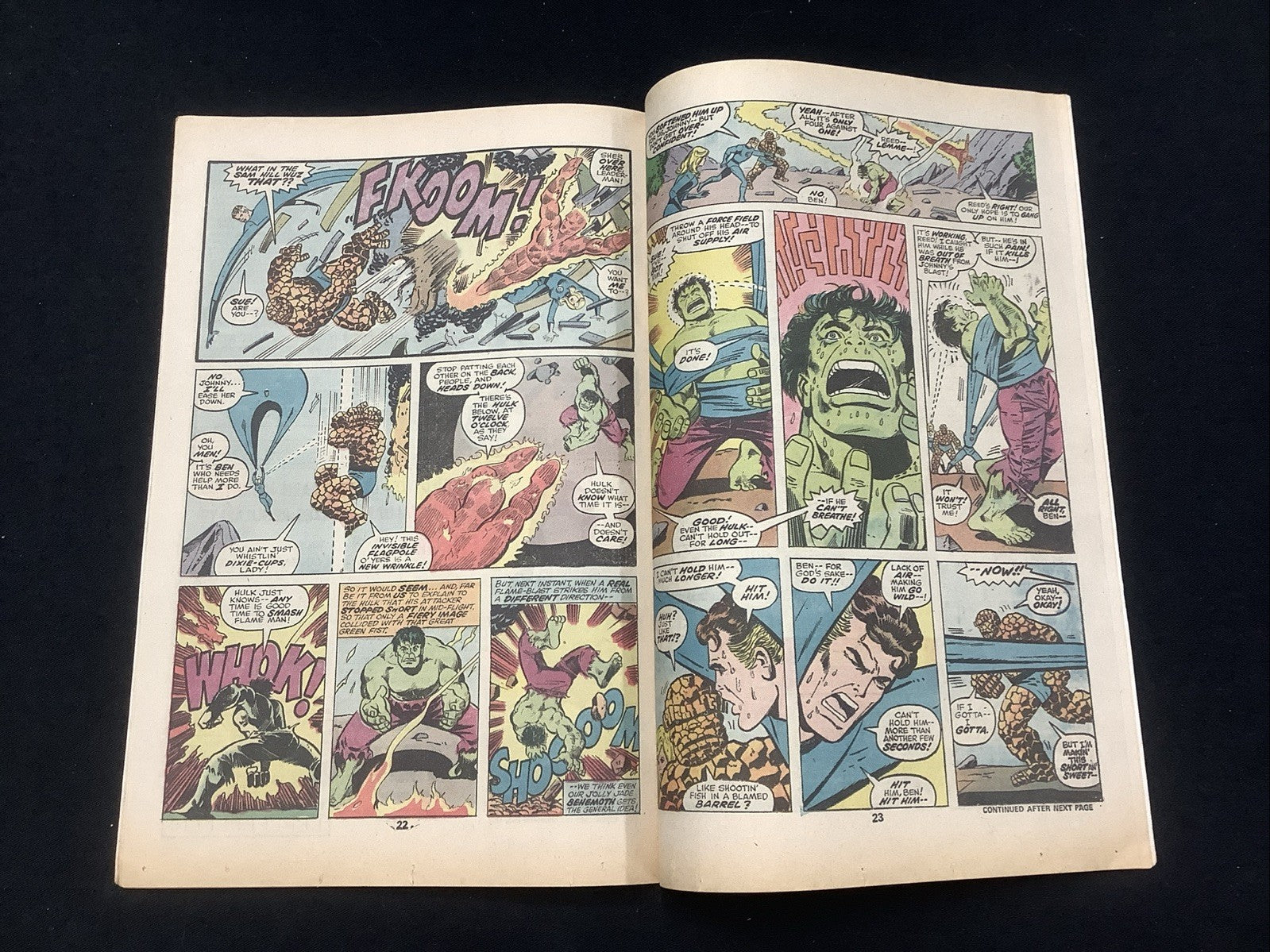 Fantastic Four #166 (Marvel Comics January 1976) VF (8.0) Thing Vs Hulk