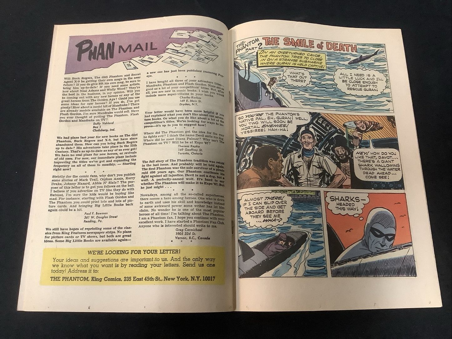 The Phantom #23  (King Features May 1967) 7.5 (VF-) Bill Lignante, Sy Barry