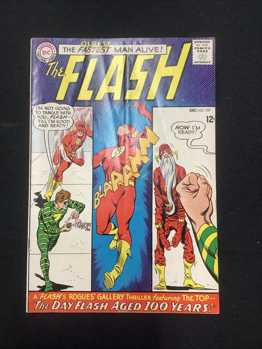 The Flash #157 (DC Comics December 1965) VG/F (5.0) Vs. The Top