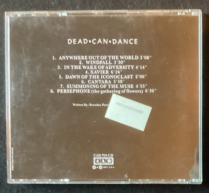 Dead Can Dance Within The Realm Of A Dying Sun (CD, UK Import, Like New) -JD