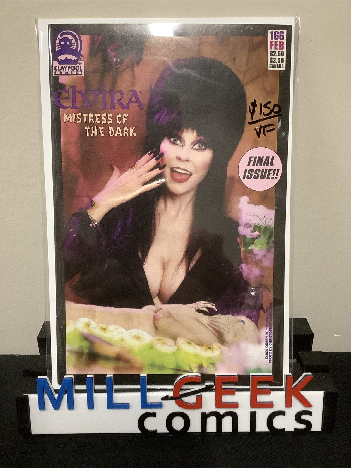 Elvira, Mistress Of The Dark #166 (2007) VF (8.0) Claypool Comics, Scarce Final
