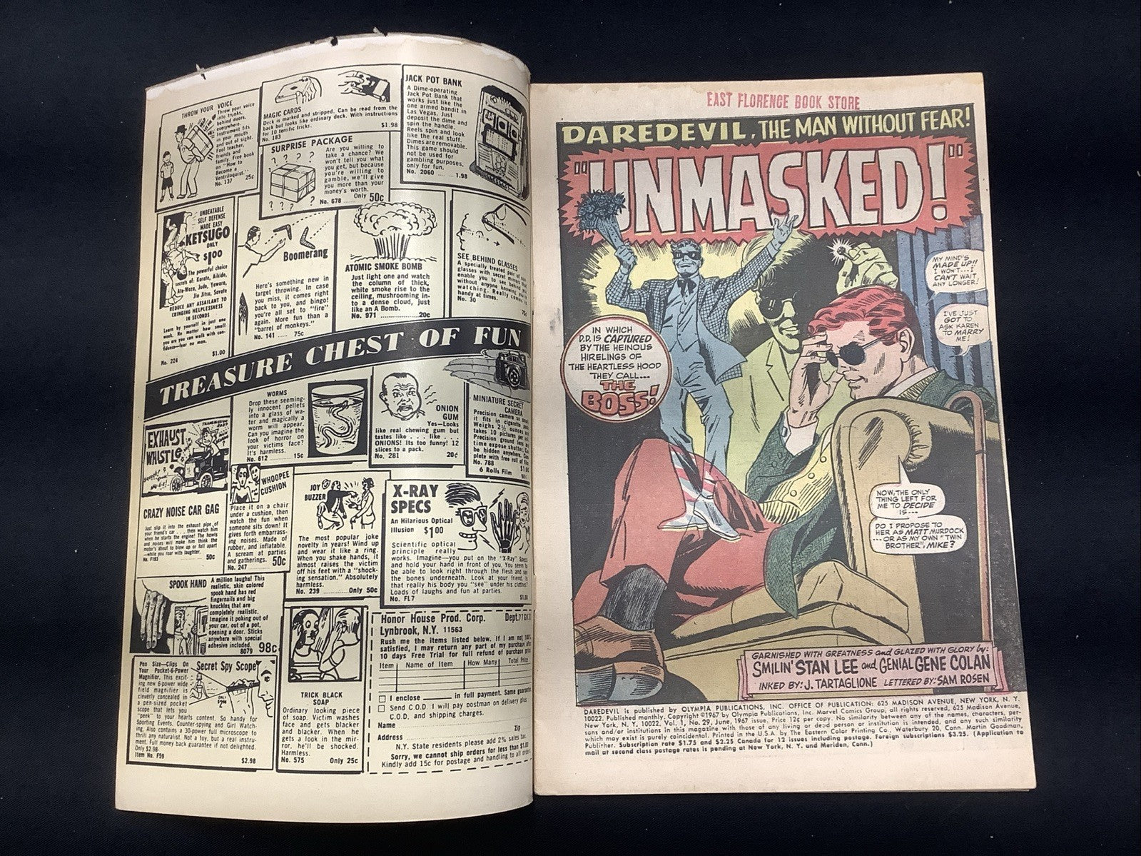 Daredevil #29 (Marvel Comics June 1967) Fine (6.0) Stan Lee/Gene Colan
