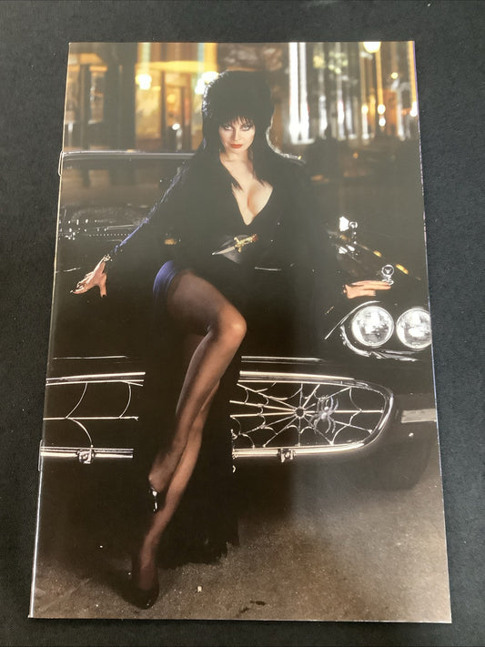 ELVIRA MISTRESS OF DARK #2, NM- (9.2), 1:25 Incentive Photo Variant, First Print