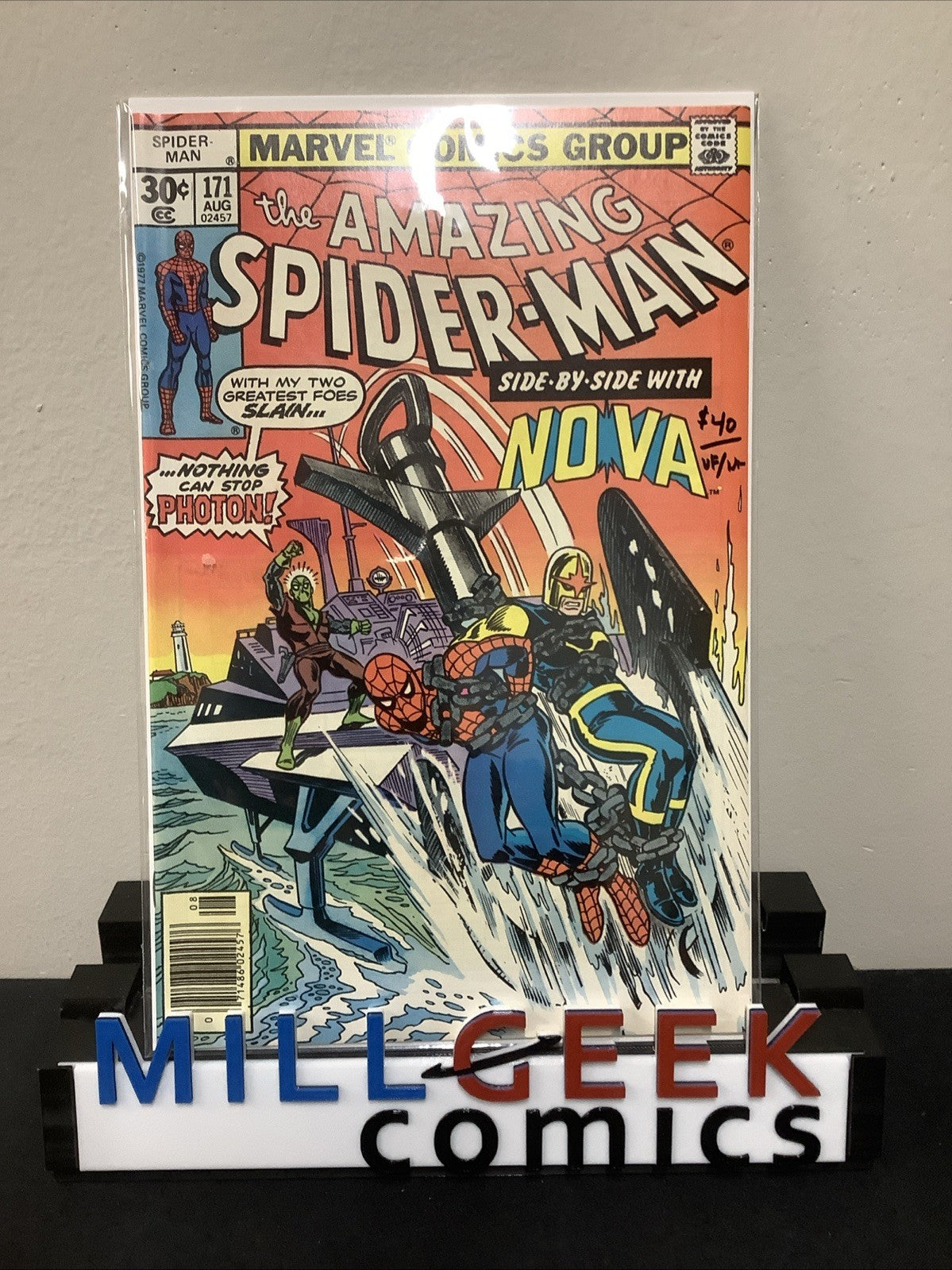 Amazing Spider-Man #171 (Marvel Comics August 1977) VF/NM (9.0) Len Wein