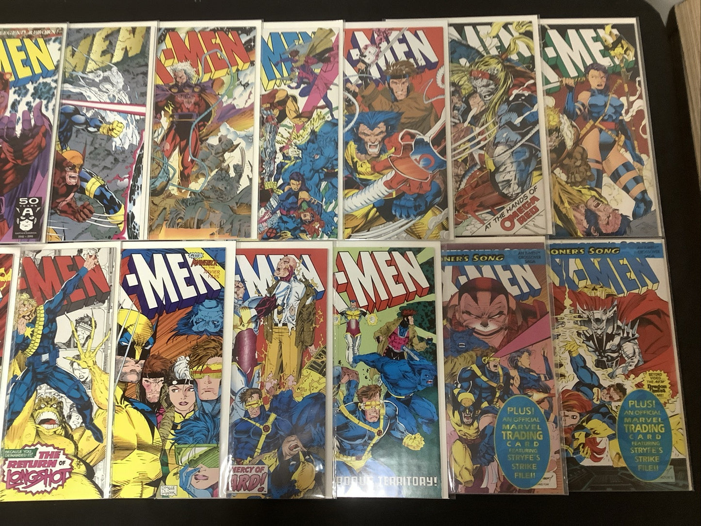 X-Men #1-15 Comic Lot, Connecting Covers, Sealed Polybags, See Pics, HIGH GRADE!