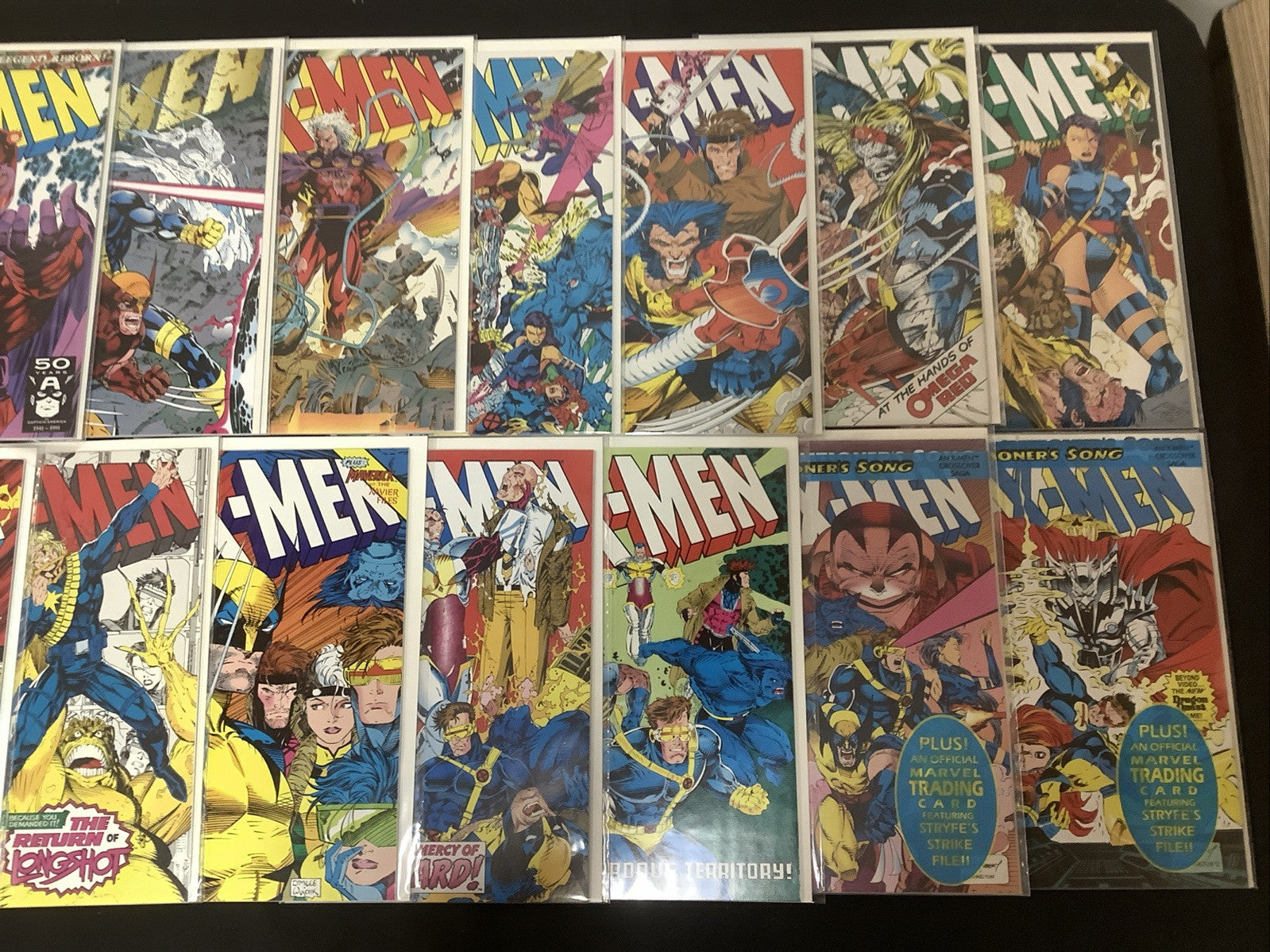 X-Men #1-15 Comic Lot, Connecting Covers, Sealed Polybags, See Pics, HIGH GRADE!