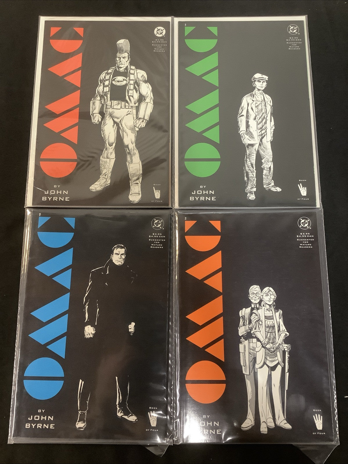 OMAC: One Man Army Corps #1-4 Complete Comic Set, John Byrne, High Grade