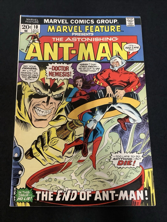 Marvel Feature #10 (Marvel Comics July 1973) VF+ (8.5) Astonishing Ant-Man