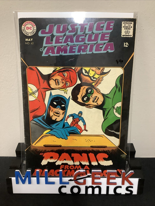 Justice League of America #62 (DC Comics May 1968) F+ (6.5) Light Tan Pages