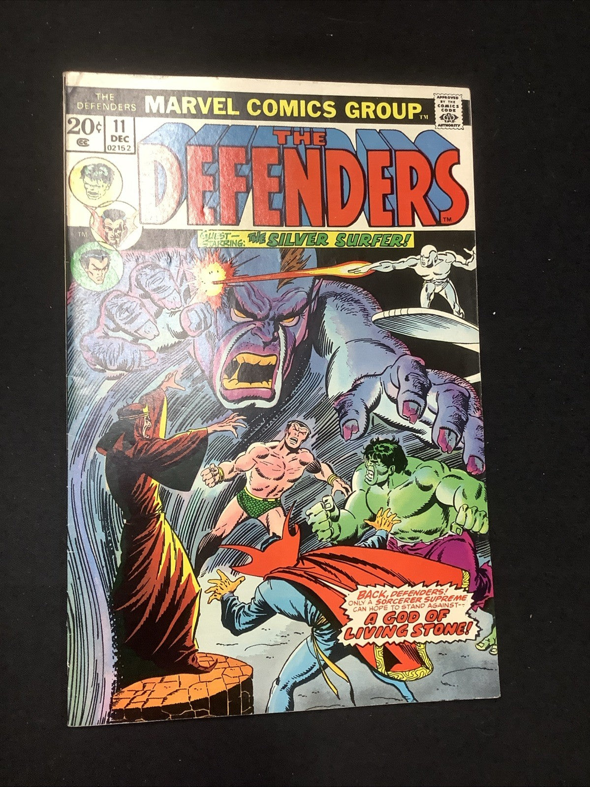 Defenders #11 (Marvel Comics December 1973) F/VF (7.0) Englehart/Buscema