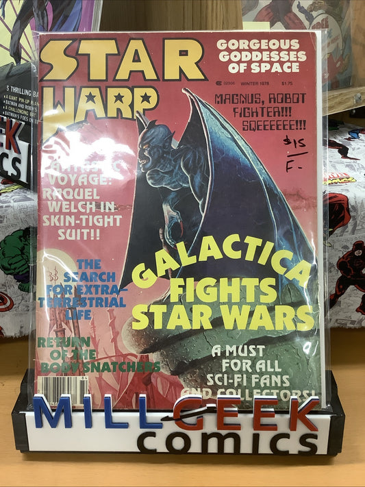 Star Warp Magazine Winter 1978 Battlestar Galactica Star Wars (F-)