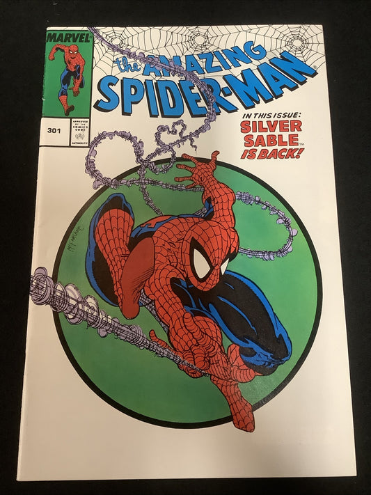 Amazing Spider-Man #301 (Marvel Comics June 1988) NM- (9.2) Toy Biz Reprint