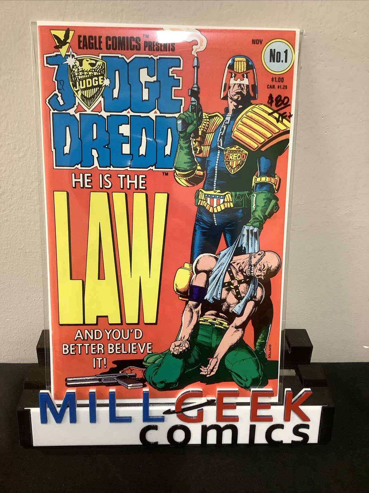 Judge Dredd #1 (Eagle Comics 1983) VF+ (8.5) 1st App Judge Dredd In US Comics